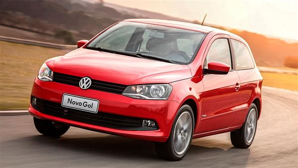 Volkswagen Gol lidera as vendas de carros usados, seguido pelo Fiat Uno